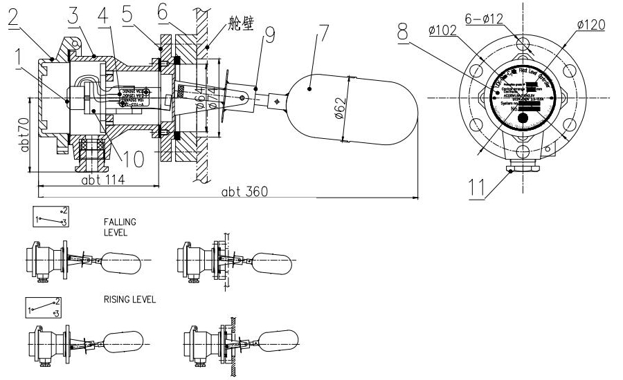 UQK-01 Marine Float Level Controller